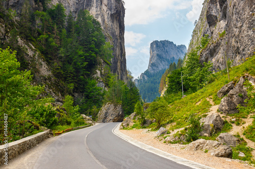 Bicaz Canyon in Romania, one of the most spectacular roads in Romania photo