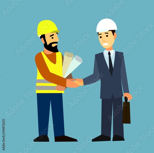 Construction Engineering Industrial Workers Project Manager.