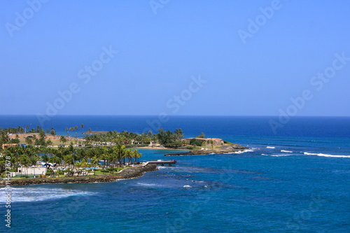 Caribbean beach of San Juan, Puerto Rico