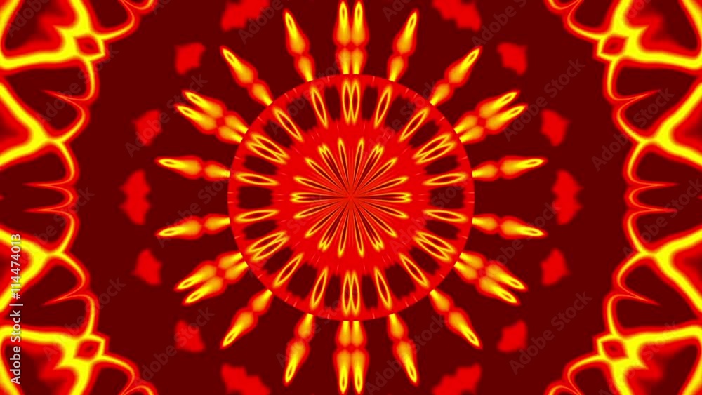 red abstract background, circles and light, loop red abstract background, circles and light, loop