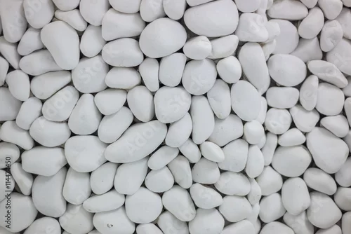 Obraz Białe kamienie na ścianie lustro