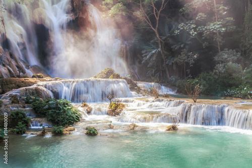 Kuang Si Waterfall  Tat Guangxi   Luang Prabang  Laos