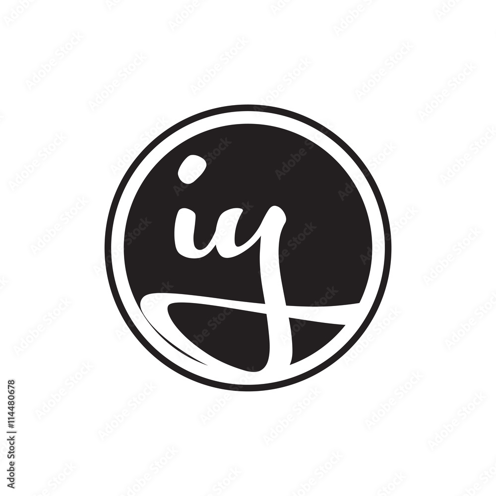 initial letter logo circle with ring initial letter logo circle with ring