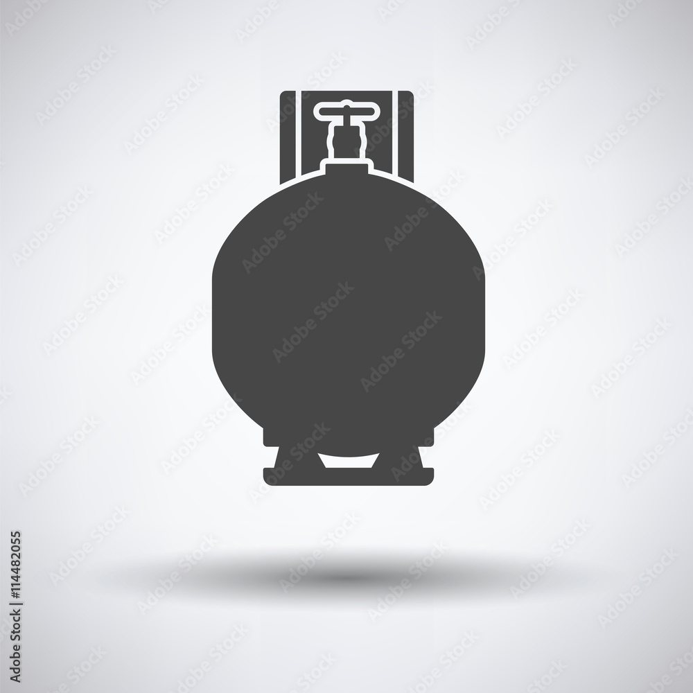 Obraz premium Gas cylinder icon