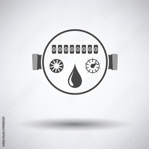 Water meter icon