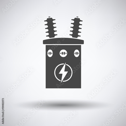 Electric transformer icon