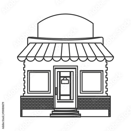 colorful store facade icon