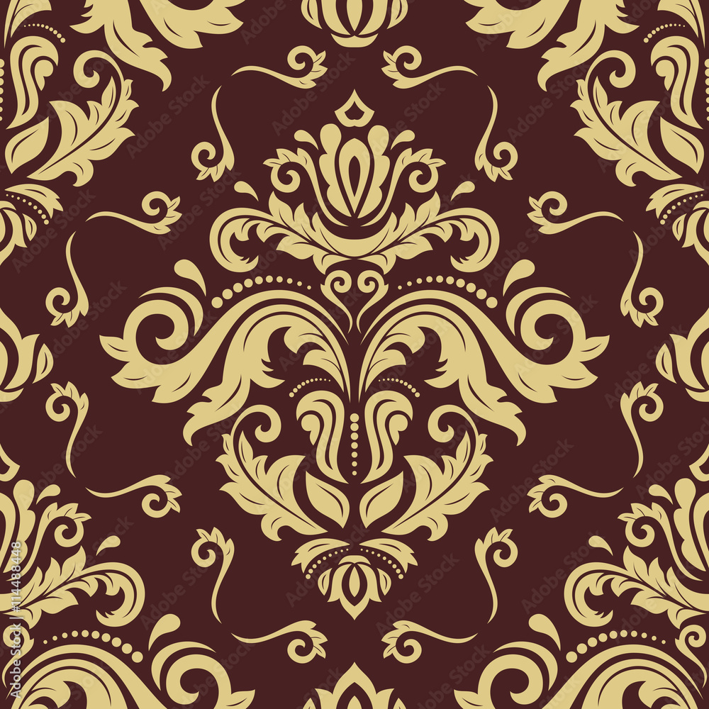 Seamless Wallpaper in the Style of Baroque
