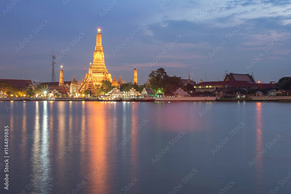 Arun temple in Bangkok Thailand
