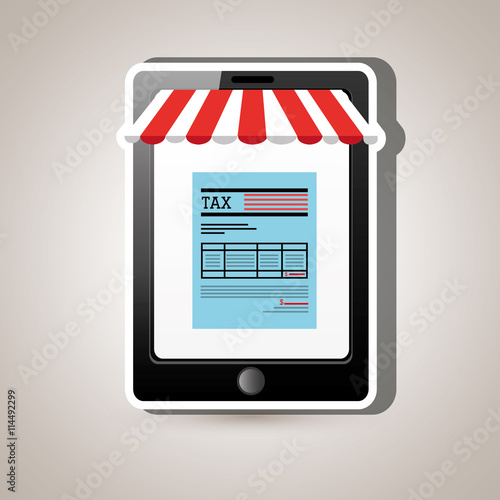 tax debtor design, vector illustration eps10 graphic 