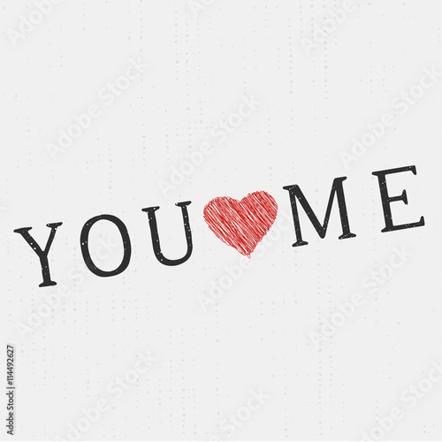 carte "you love me"