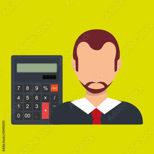 User calculator design, vector illustration eps10 graphic 