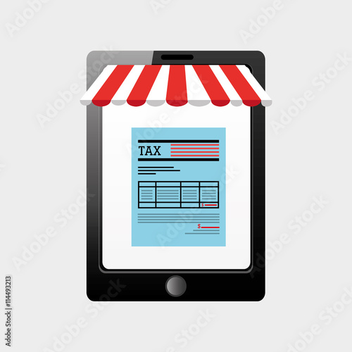 tax debtor design, vector illustration eps10 graphic 