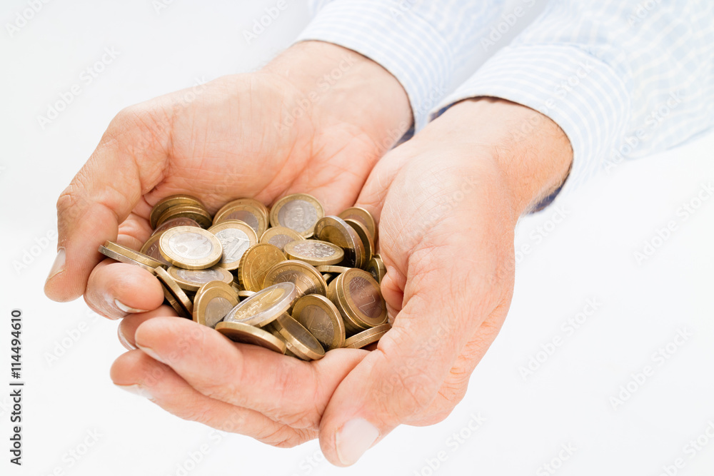 hands with money hands with money