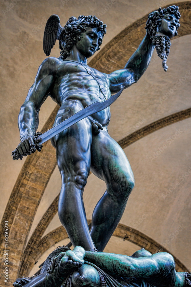 Florenz, Perseus mit dem Haupt der Medusa