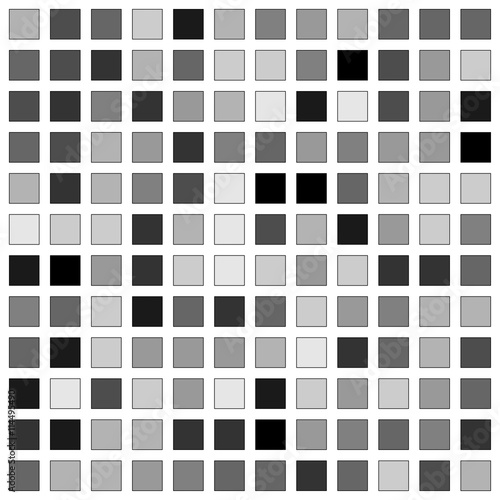 Wallpaper Mural abstract background from randomly toned to grayscale squares. Torontodigital.ca