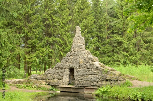 Obraz na płótnie Tuff bridge in the Park.