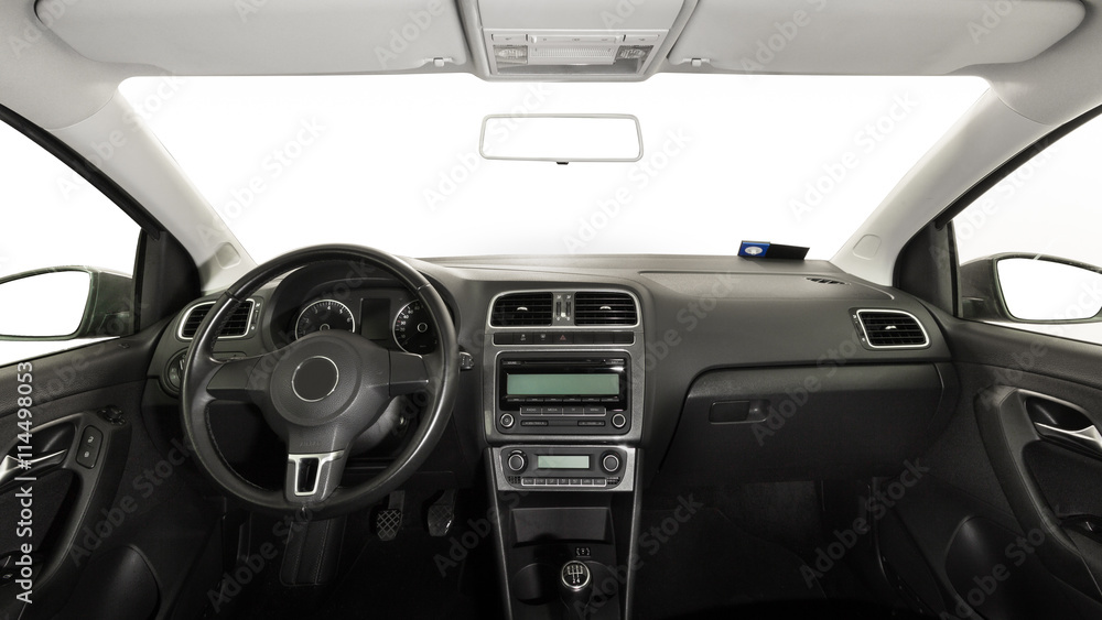 car interior isolated for creative landscape montage