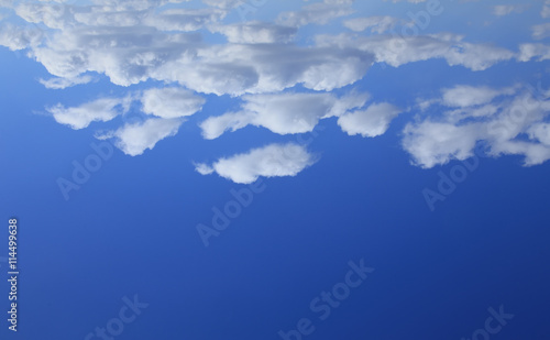 white clouds in the blue sky © salman2