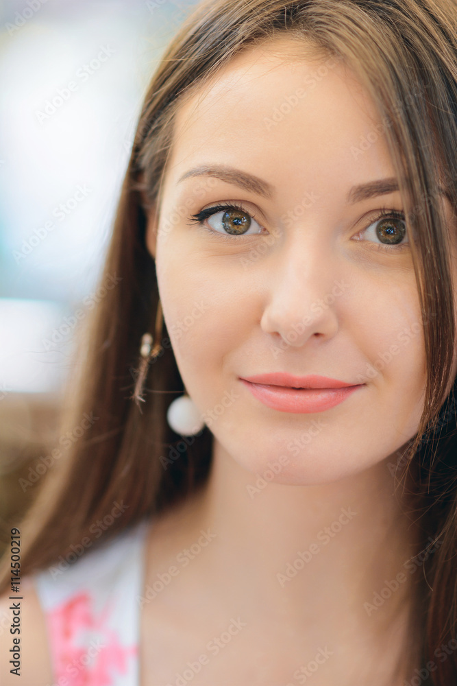 City lifestyle woman in cafe outdoor City lifestyle woman in cafe outdoor