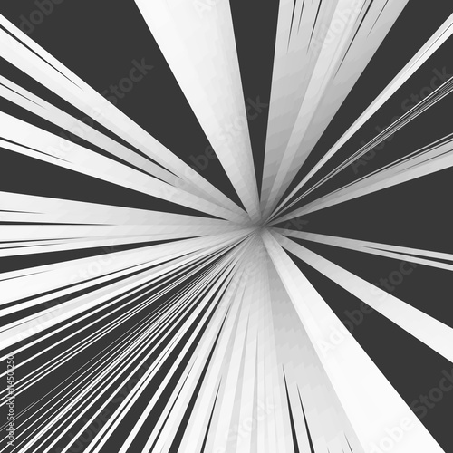 Optical Fiber. Vector Illustration. 3D Abstract Background. 