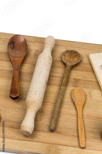 Kitchen wooden rustic tools