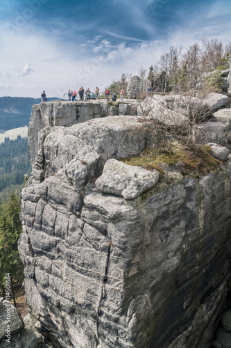 Vantage point in Gory Stolowe, Poland