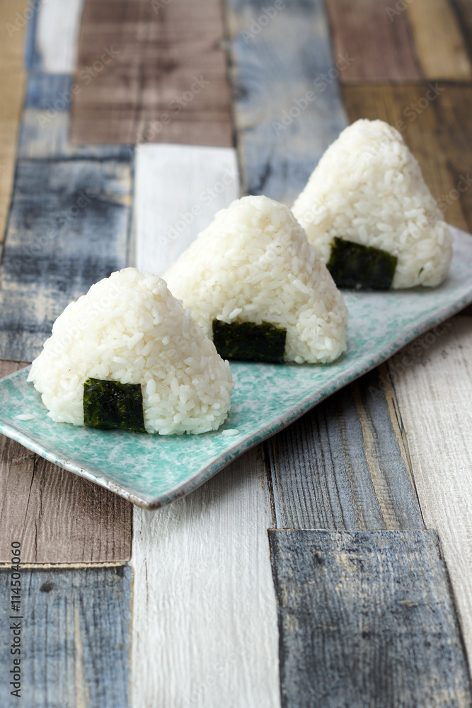 Fototapeta premium Onigiri giapponesi