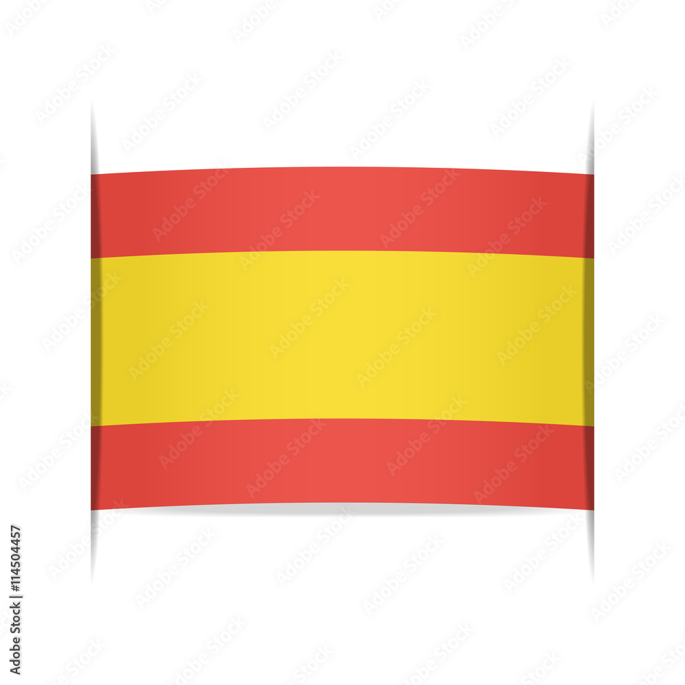 Naklejka premium Flag of Spain. Element for infographics.