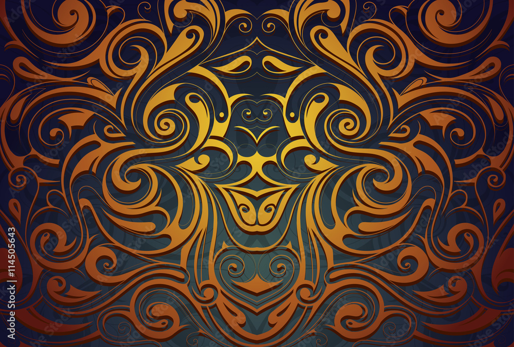 Abstract ornamental background Abstract ornamental background