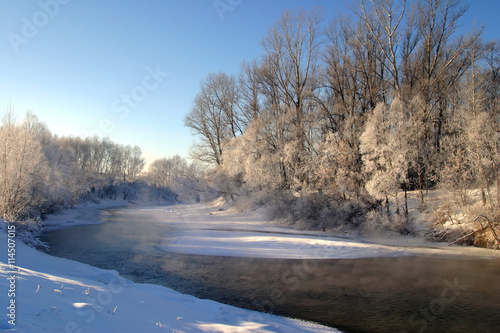 winter morning on the river