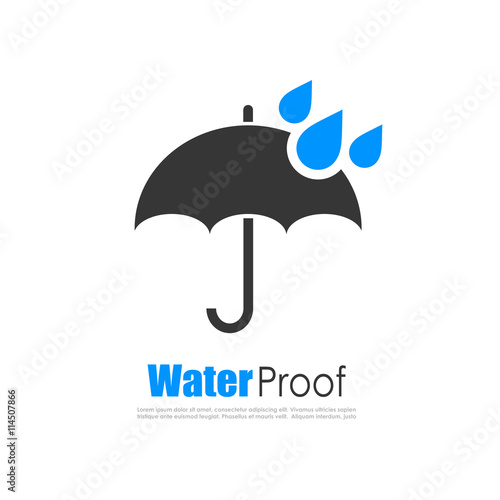 Water proof logo