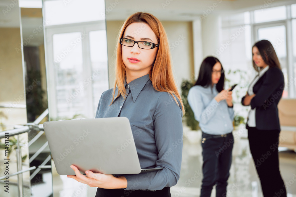 Business woman in the office Business woman in the office