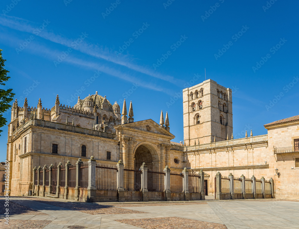 San Salvador Cathedral in Zamora, Castilla y Leon. Spain.