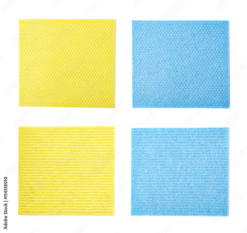 Fototapeta premium Kitchen wipe cloth isolated