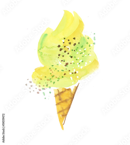 gelato ice-cream hand drawn...