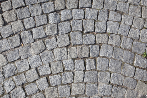texture of the pavement and pavers