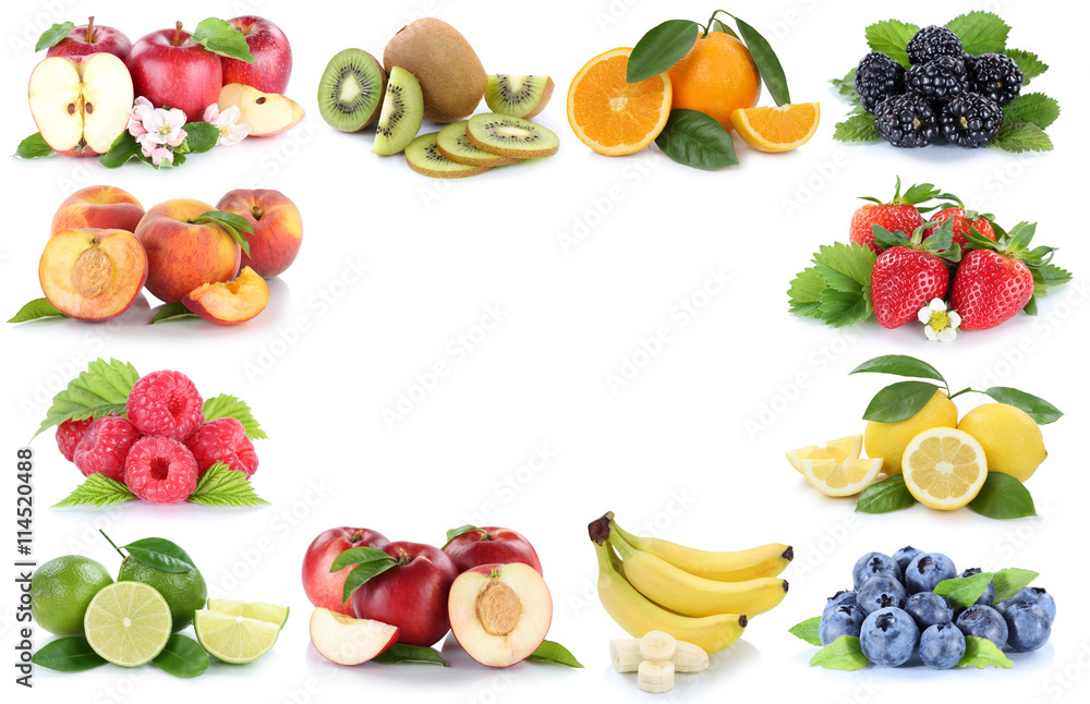 Früchte Obst frische Frucht Rahmen Textfreiraum Copyspace Früchte Obst frische Frucht Rahmen Textfreiraum Copyspace