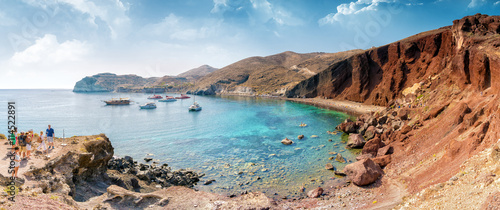 Fototapeta Naklejka Na Ścianę i Meble -  Akrotiri - red Beach