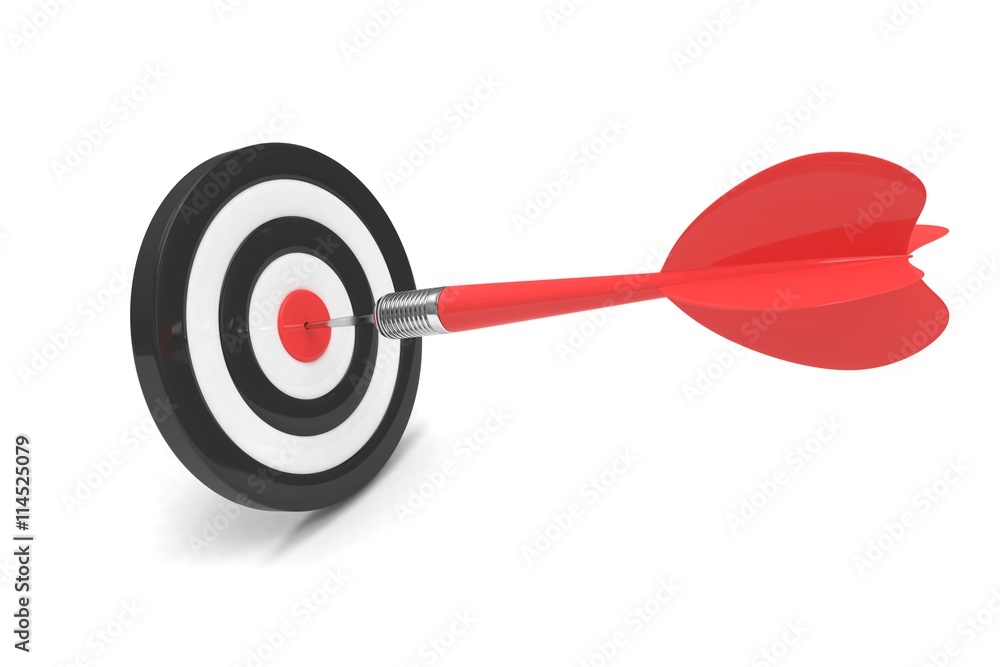 arrow darts in target. 3d rendering. arrow darts in target. 3d rendering.