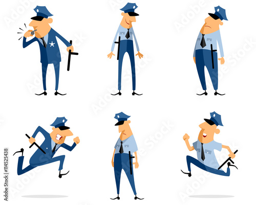 Six policeman set