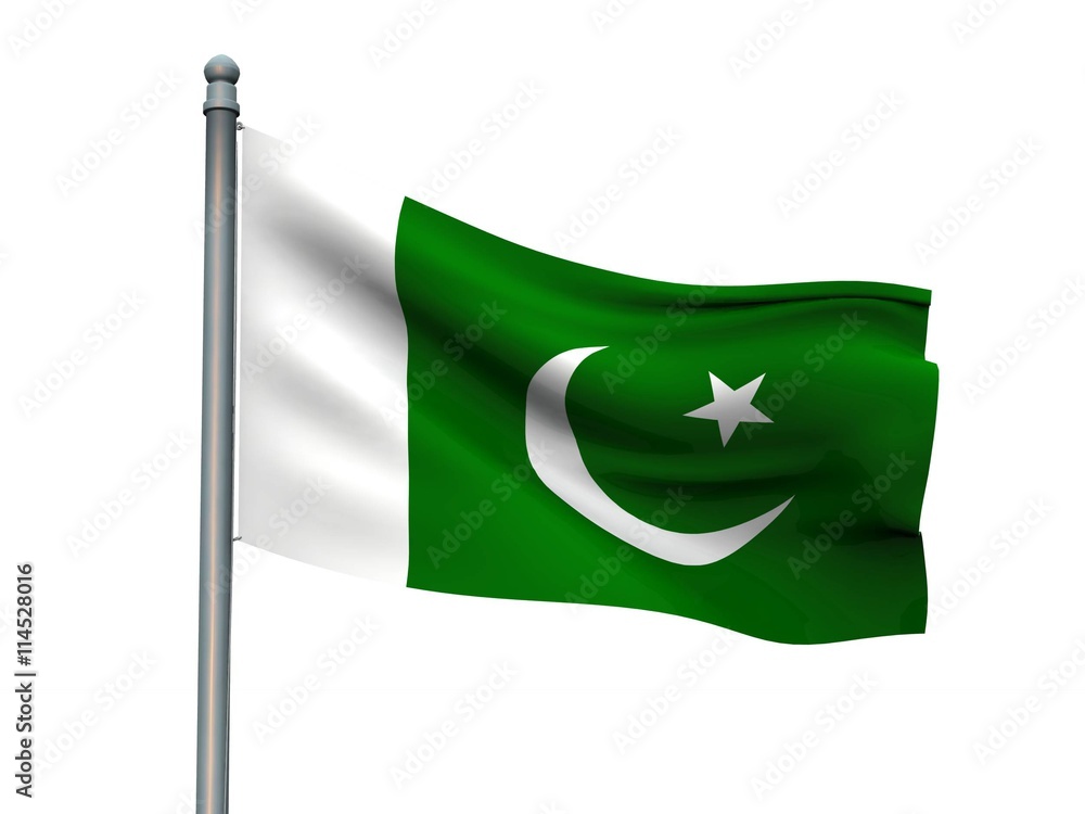 Nation flag on white background 3d rendering Nation flag on white background 3d rendering