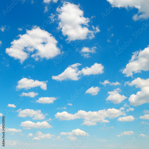 blue sky and light clouds