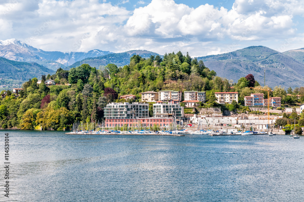 Laveno-Mombello is a small town on the shore of Lake Maggiore, Varese, Italy