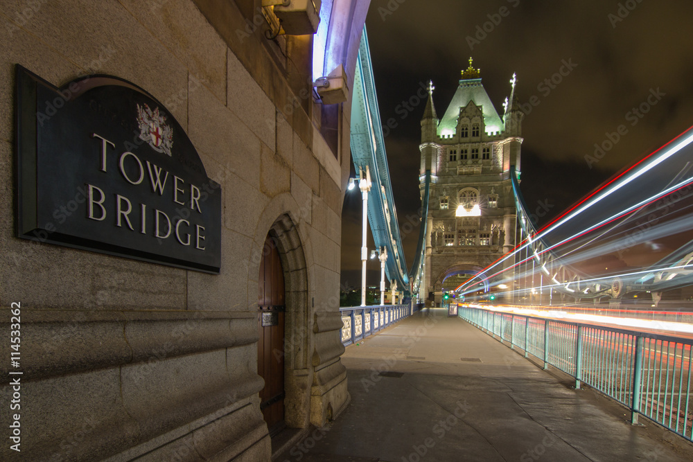 Obraz premium Tower Bridge à Noite, Londres
