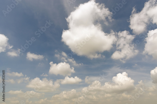 Sky background with cloudy scene (Summer day sky) for graphic us © suradech_k