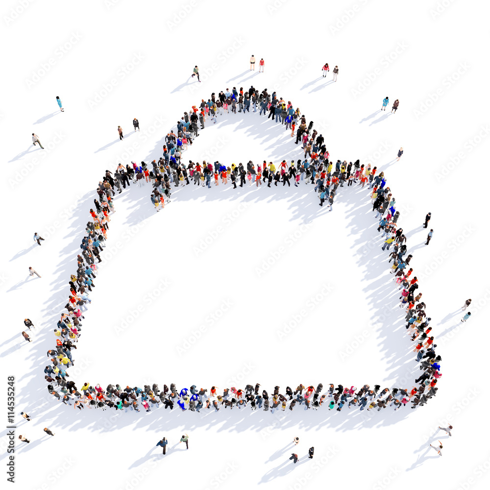 people bag shopping shape 3d people bag shopping shape 3d