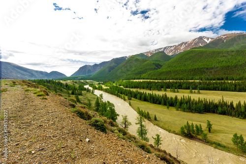 Altai Mountain River