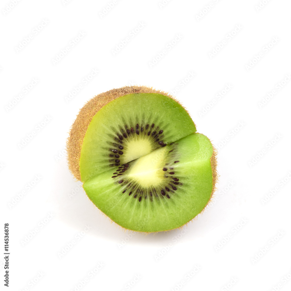 Juicy kiwi fruit isolated on white background Juicy kiwi fruit isolated on white background