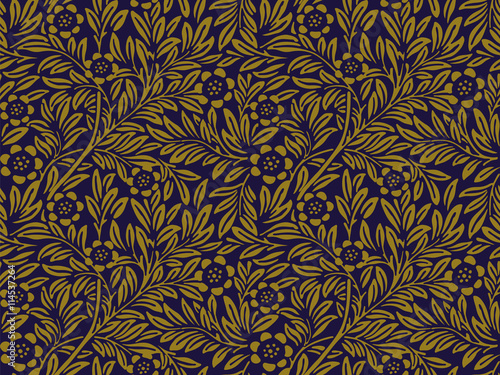 Elegant antique background 407_vintage flower leaf plant
